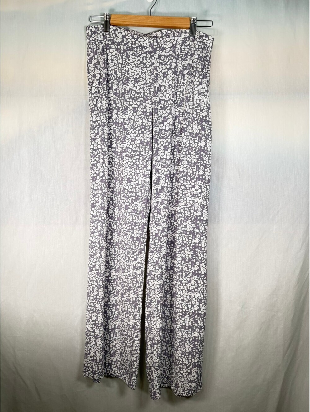 RW&CO Floral Pattern Wide Leg Pants Women's Medium